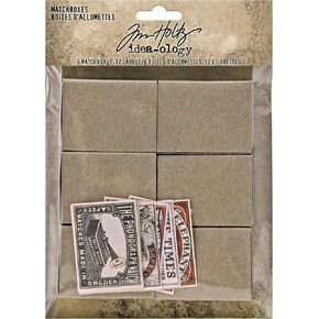 Tim Holtz Idea-ology MATCHBOXES IDEA-OLOG W/LABELS, 0 in Kuwait