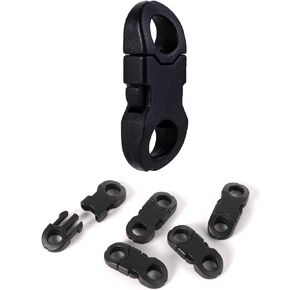TOYMIS 30pcs Mini Safety Breakaway Buckles, Side Release Plastic Buckle Safety Breakaway Buckle for Paracord Clasp Necklaces Bracelets Lanyard Cameras Strap Rings DIY Craft Making in Kuwait