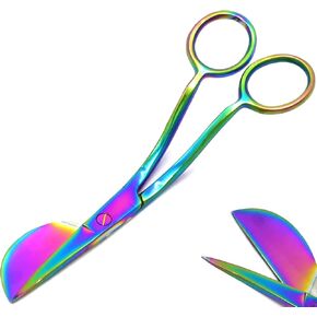 Multi Rainbow Duckbill Applique 6-Inch Micro Serrated Scissor (1 Pcs) in Saudi Arabia