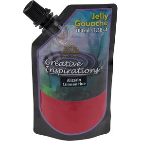 Creative Inspirations Jelly Gouache - Assorted Colors 100 mL - Unique & Vibrant Jelly Gouache Paint for Artists, Beginners, Painting Parties and More in Kuwait