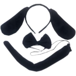 Kirei Sui Kids Puppy Dog Headband Bowtie Tail 3pcs زي in Kuwait