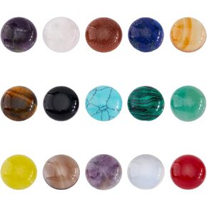 نتائج سوبر أحجار كريمة كابوشون كبوشن أحجار كريمة مسطحة الظهر لصنع المجوهرات وقلادة السوار in Kuwait