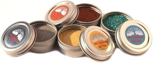 Eco-Friendly Glitter | Biodegradable | 4 Colors | Safe | Quality in Saudi Arabia
