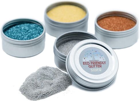 Eco-Friendly Glitter | Biodegradable | 4 Colors | Safe | Quality in Saudi Arabia