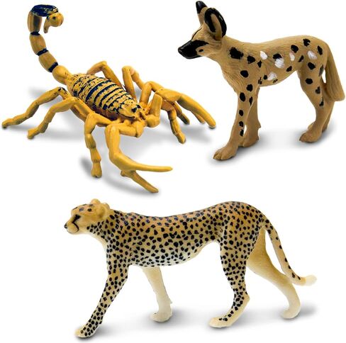 Safari Ltd. Sahara Desert Animals TOOB - Detailed Figurines of Fennec Fox, Ostrich, Dorcas Gazelle, and More - Fun Educational Play Toy for Boys, Girls & Kids Ages 3+ in Saudi Arabia