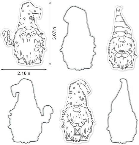 Happy Easter Gnome Metal Die Cuts for Card Making, Rabbit Dwarf Cutting Dies Easter Words Banner Dies Sets Stencils Embossing Template for Scrapbooking DIY Cards Photo Album Craft Decorations in Saudi Arabia