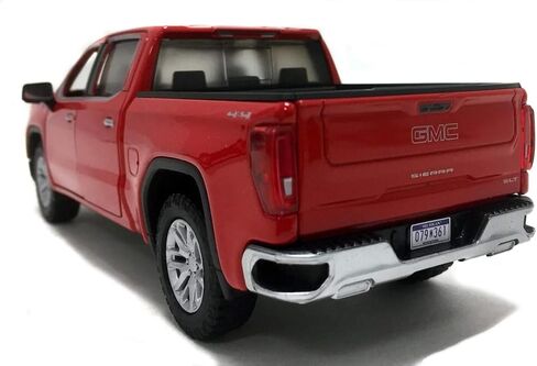 2019 Sierra 1500 SLT Crew Cab Pickup Truck Red 1/24-1/27 Diecast Model Car by Motormax 79361 in Saudi Arabia