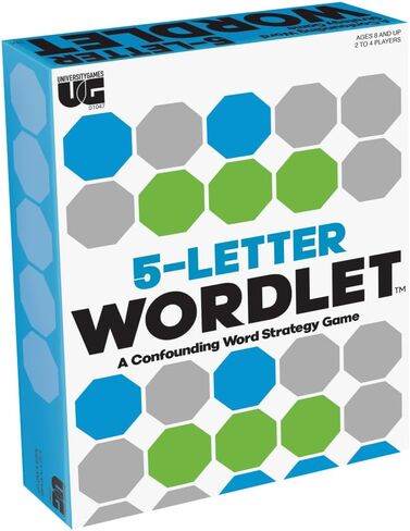 University Games | 5 Letter Wordlet Game for 2 to 4 Players Ages 8 and Up in Saudi Arabia