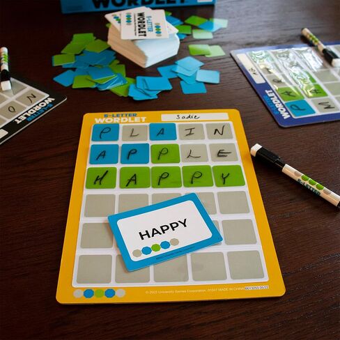 University Games | 5 Letter Wordlet Game for 2 to 4 Players Ages 8 and Up in Saudi Arabia