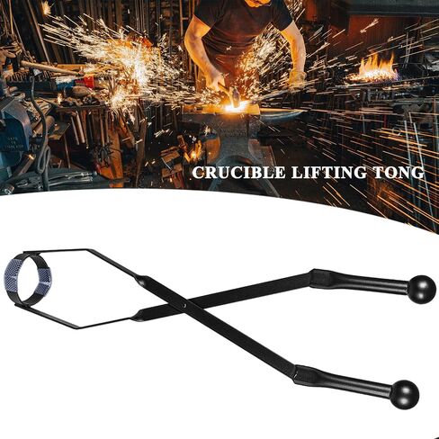 Crucible Tongs for Metal Melting, Graphite Crucible Lifting & Metal Melting Pouring Tong, Melting Casting Refining Tools for Jewelers Blacksmith Metalsmith Refiners Smelter (2 Tongs) in Saudi Arabia