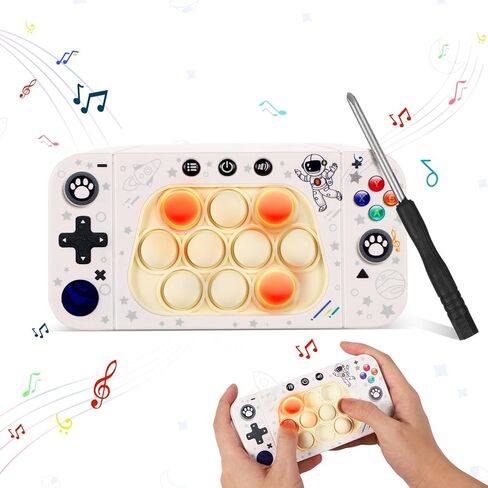 لعبة فقاعات الدفع السريع، لعبة فيدجيت بوب، لعبة تضيء محمولة، لعبة دفع سريع، ألعاب ألغاز حسية للتوحد للمراهقين والبالغين، هدية عيد ميلاد للسفر وحفلات عيد الميلاد (يونيكورن وردي) in Kuwait