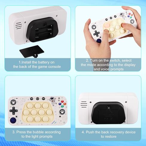 لعبة فقاعات الدفع السريع، لعبة فيدجيت بوب، لعبة تضيء محمولة، لعبة دفع سريع، ألعاب ألغاز حسية للتوحد للمراهقين والبالغين، هدية عيد ميلاد للسفر وحفلات عيد الميلاد (يونيكورن وردي) in Kuwait