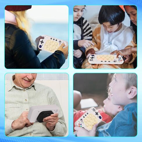 لعبة فقاعات الدفع السريع، لعبة فيدجيت بوب، لعبة تضيء محمولة، لعبة دفع سريع، ألعاب ألغاز حسية للتوحد للمراهقين والبالغين، هدية عيد ميلاد للسفر وحفلات عيد الميلاد (يونيكورن وردي) in Kuwait