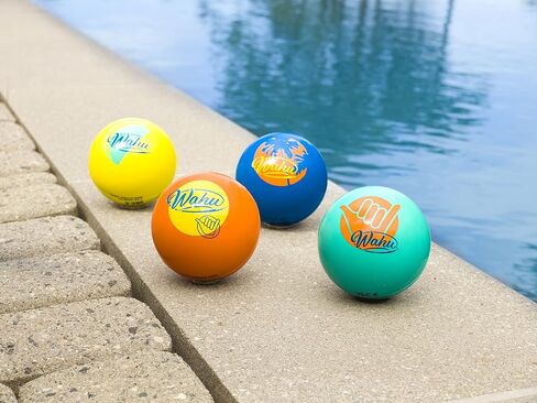 Wahu Water Bouncer 100% Waterproof Skipping Pool Ball Toy, 3.5" Bouncing Skip Ball for Pool and Beach, Skips Over 75' on Water, Teal in Saudi Arabia