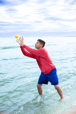 Wahu Water Bouncer 100% Waterproof Skipping Pool Ball Toy, 3.5" Bouncing Skip Ball for Pool and Beach, Skips Over 75' on Water, Teal in Saudi Arabia
