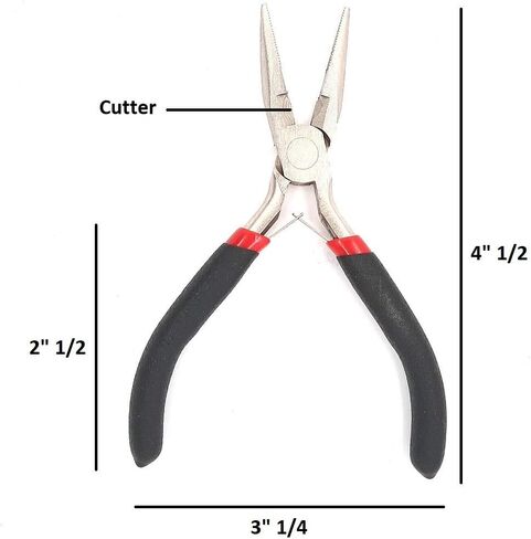 CRAFT WIRE DIY Jewelry Making Set with Needle Nose Pliers, Jump Rings, Clasps, for Beading, Wire Wrapping, Jewelry Making Bracelet Necklace Anklet Charm, Findings Repair Tools Starter Kit Supplies in Saudi Arabia