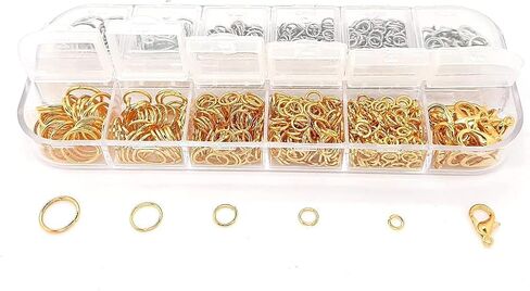 CRAFT WIRE DIY Jewelry Making Set with Needle Nose Pliers, Jump Rings, Clasps, for Beading, Wire Wrapping, Jewelry Making Bracelet Necklace Anklet Charm, Findings Repair Tools Starter Kit Supplies in Saudi Arabia