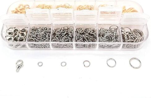 CRAFT WIRE DIY Jewelry Making Set with Needle Nose Pliers, Jump Rings, Clasps, for Beading, Wire Wrapping, Jewelry Making Bracelet Necklace Anklet Charm, Findings Repair Tools Starter Kit Supplies in Saudi Arabia