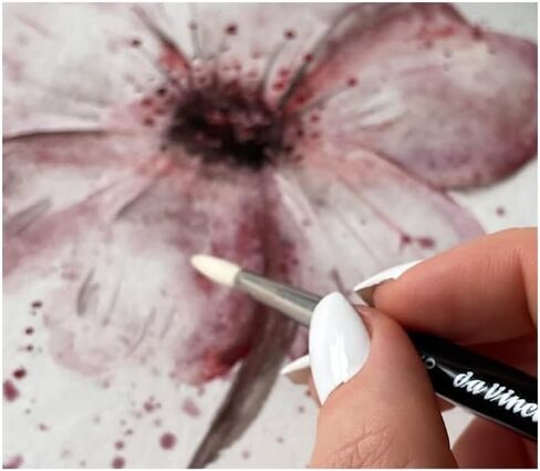 da Vinci Casaneo White - 2 Brush Set for Schmincke Horadam Watercolor Supergranulation Colors (5391) in Saudi Arabia