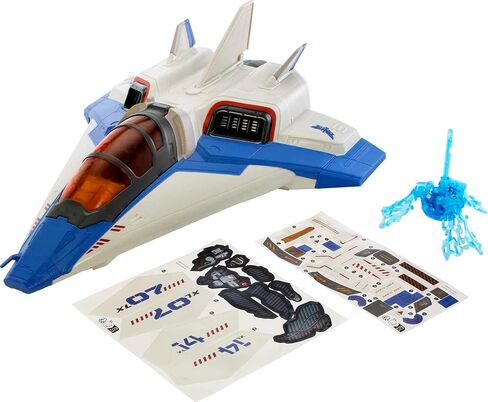 Mattel Disney Pixar Lightyear Toys, Fighter Jet-Style Spaceship, 15 Inches with Projectile Net Feature, Capture and Protect Mission, Collectible Gift in Saudi Arabia