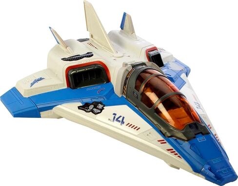 Mattel Disney Pixar Lightyear Toys, Fighter Jet-Style Spaceship, 15 Inches with Projectile Net Feature, Capture and Protect Mission, Collectible Gift in Saudi Arabia
