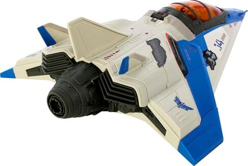 Mattel Disney Pixar Lightyear Toys, Fighter Jet-Style Spaceship, 15 Inches with Projectile Net Feature, Capture and Protect Mission, Collectible Gift in Saudi Arabia