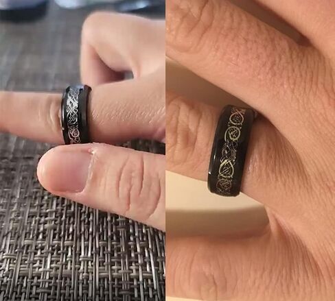 QWALIT القلق الدائري تململ القلق الدائري للنساء الدوار الدائري تدور خواتم للقلق مكافحة الإجهاد حلقة الغزل خواتم in Kuwait