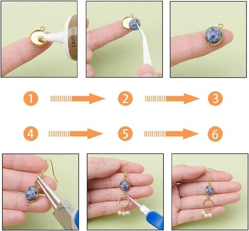 SUPERFINDINGS 40pcs 10mm Half Round Natural Cabochon 20 Color Flat Back Gemstone Cabochon Healing Quartz Chakra Crystal Stone for Bracelet Necklace Jewelry Making in Kuwait