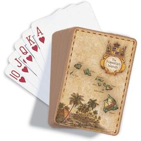 Island Heritage The Hawaiian Islands Map Playing Cards in Kuwait