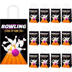 chiazllta 12 Pcs Baseball Party Treat Bag Baseball Gift Goodie Favor Bags with Handle for Baseball Theme Birthday Party Baby Shower Favors Decorations Supplies