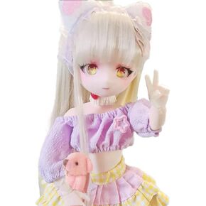 bositigo Pretty Anime Design BJD Dolls 1/6 11.8 بوصة كرة مفصلية دمية DIY ألعاب مع ملابس ملابس أحذية شعر مستعار مكياج، أفضل هدية عيد ميلاد للأميرة الفتيات والأطفال - ديانا in Kuwait