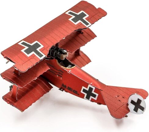 Metal Earth Fascinations Fokker Dr. I Triplane 3D Metal Model Kit Bundle with Tweezers in Saudi Arabia