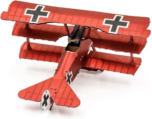 Metal Earth Fascinations Fokker Dr. I Triplane 3D Metal Model Kit Bundle with Tweezers in Saudi Arabia