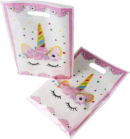 SoFire 30 PCS Unicorn Party Bags Gift Bags for Unicorn Birthday Party Supplies in Kuwait
