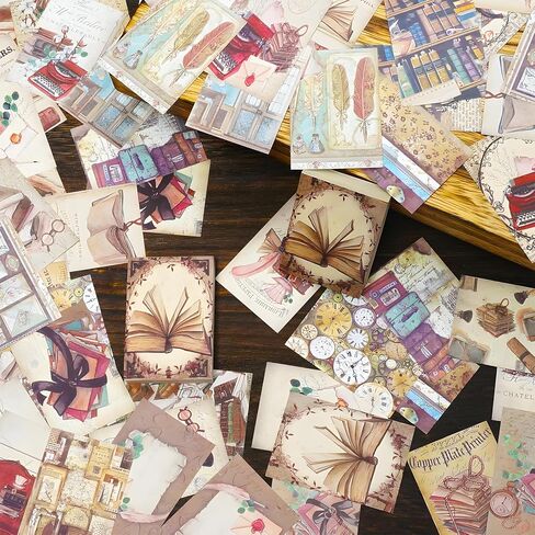 360 جهاز كمبيوتر شخصى ورقة القصاصات، صغيرة خمر سكرابوكينغ اللوازم عدة أوراق حزمة المواد، الزائل لمجلة غير المرغوب فيه مجلة رصاصة الجمالية جدار الفن التصويري ألبوم غرفة ديكور الحرفية هدية للمراهقين in Kuwait