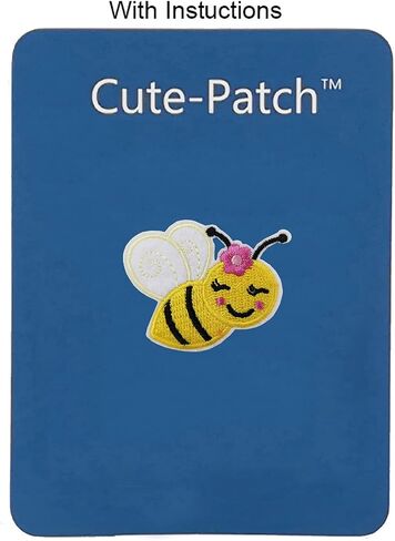 Cute-Patch Honeybee Bee Embroidered Iron on Patch in Saudi Arabia