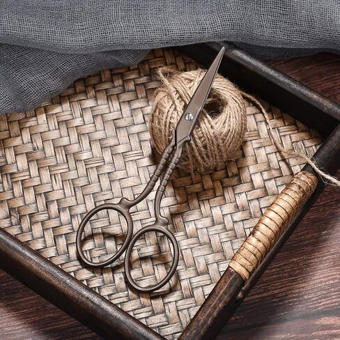 مقص مطرز بطول 15.24 سم، مقص يدوي الصنع من HITOPTY أدوات يدوية للتغييرات الخياطة والتخطيط لفنانين مكتب المنزل Dressmakers in Kuwait