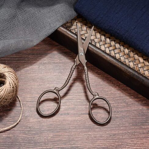 مقص مطرز بطول 15.24 سم، مقص يدوي الصنع من HITOPTY أدوات يدوية للتغييرات الخياطة والتخطيط لفنانين مكتب المنزل Dressmakers in Kuwait