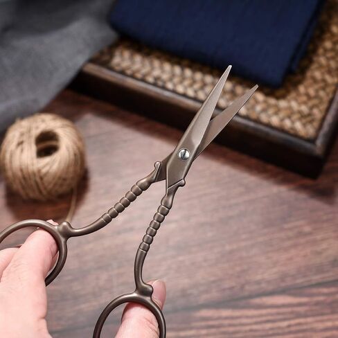 مقص مطرز بطول 15.24 سم، مقص يدوي الصنع من HITOPTY أدوات يدوية للتغييرات الخياطة والتخطيط لفنانين مكتب المنزل Dressmakers in Kuwait