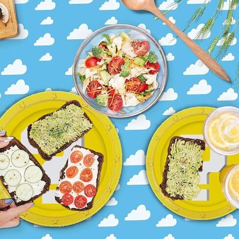 نوانتون لوازم حفلات اعياد الميلاد بتصميم العنكبوت - 32 قطعة من ادوات المائدة بتصميم العنكبوت، اطباق ورقية بنمط العنكبوت لمستلزمات حفلات اعياد الميلاد (سبايدر) in Kuwait