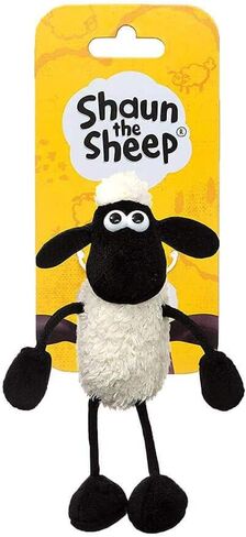 Shaun the Sheep Plush 61176 Backpack Clip, Black and White, Great Gift Idea,9 x 7 x 14 centimetres in Saudi Arabia