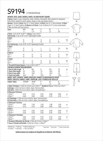 SIMPLICITY SS9194A Baby Sportswear A (XXS-XS-S-M-L), White in Saudi Arabia