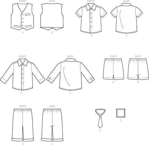 SIMPLICITY SS9194A Baby Sportswear A (XXS-XS-S-M-L), White in Saudi Arabia