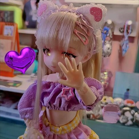 bositigo Pretty Anime Design BJD Dolls 1/6 11.8 بوصة كرة مفصلية دمية DIY ألعاب مع ملابس ملابس أحذية شعر مستعار مكياج، أفضل هدية عيد ميلاد للأميرة الفتيات والأطفال - ديانا in Kuwait