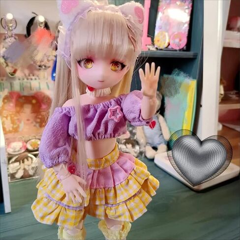 bositigo Pretty Anime Design BJD Dolls 1/6 11.8 بوصة كرة مفصلية دمية DIY ألعاب مع ملابس ملابس أحذية شعر مستعار مكياج، أفضل هدية عيد ميلاد للأميرة الفتيات والأطفال - ديانا in Kuwait