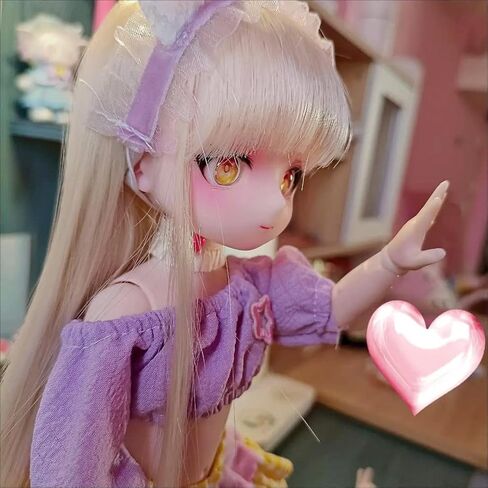 bositigo Pretty Anime Design BJD Dolls 1/6 11.8 بوصة كرة مفصلية دمية DIY ألعاب مع ملابس ملابس أحذية شعر مستعار مكياج، أفضل هدية عيد ميلاد للأميرة الفتيات والأطفال - ديانا in Kuwait