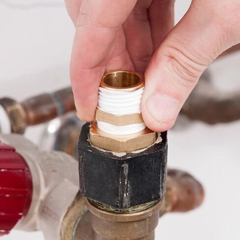 PTFE ختم الشريط PTFE شريط مانع التسرب الموسع، 7 مم × 3 مم طول 10 متر شريط لاصق من مادة PTFE in Kuwait