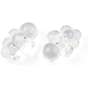 LiQunSweet 70 Pcs UV Plating Rainbow Iridescent Colorful Acrylic Star-Shaped Beads Loose Spacer for DIY Hairband Bracelets Necklace Craft Embellishment in Saudi Arabia