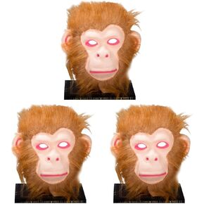 اباودم قناع راس قرد 3 قطع قناع هالوين مخيف للهالوين قناع مرعب ازياء تنكرية اقنعة مخيفة in Kuwait