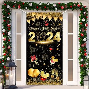 Happy new year decorations door banners in Kuwait